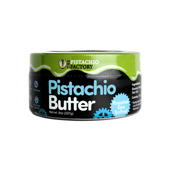 ROASTED + SEA SALTED PISTACHIO BUTTER