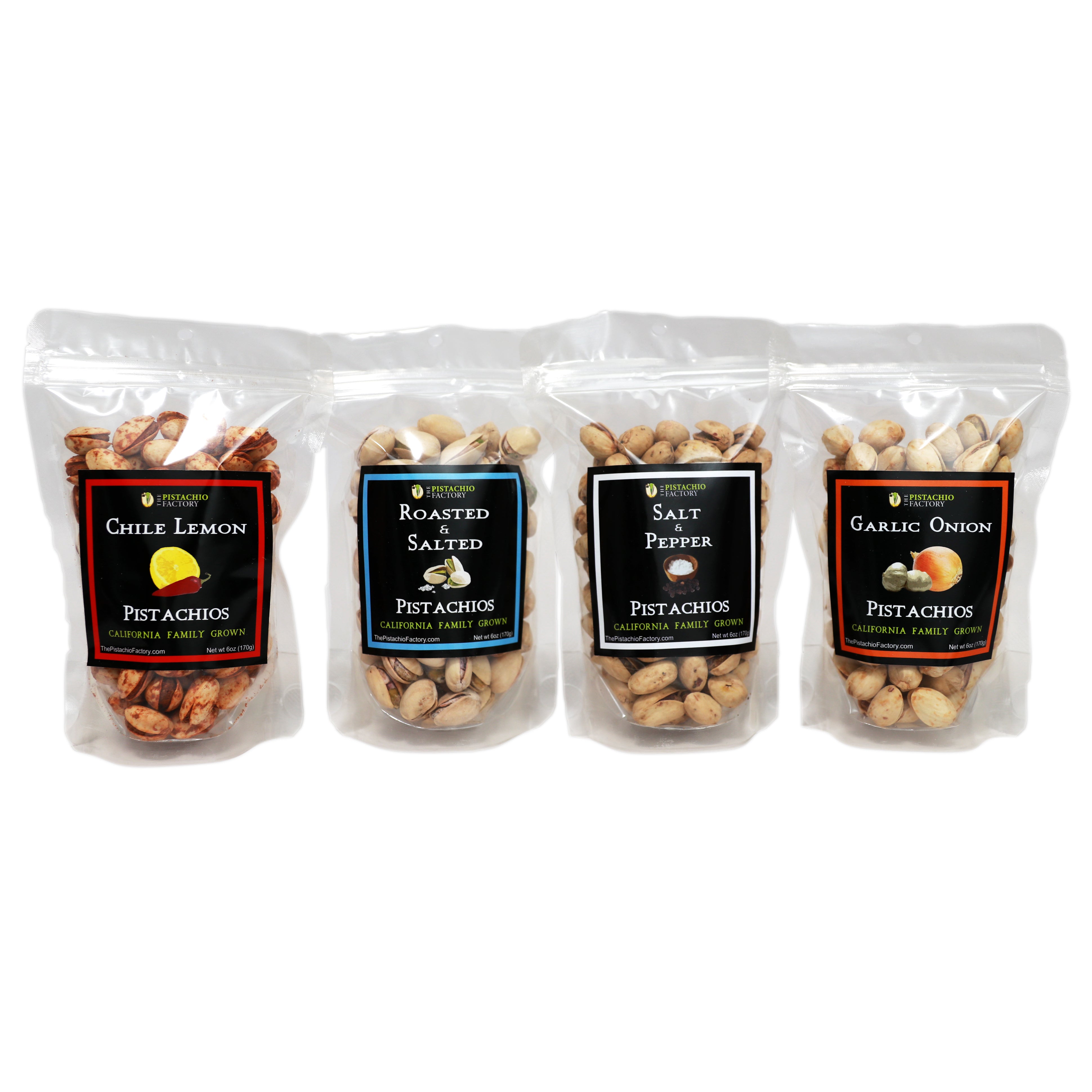 Pistachio Variety Pack – The Pistachio Factory Pistachio Variety Pack – The Pistachio Factory